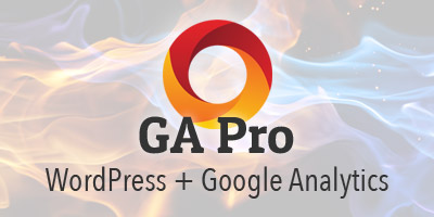 GA Pro = WordPress + Google Analytics