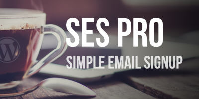 SES Pro - Simple Email Signup