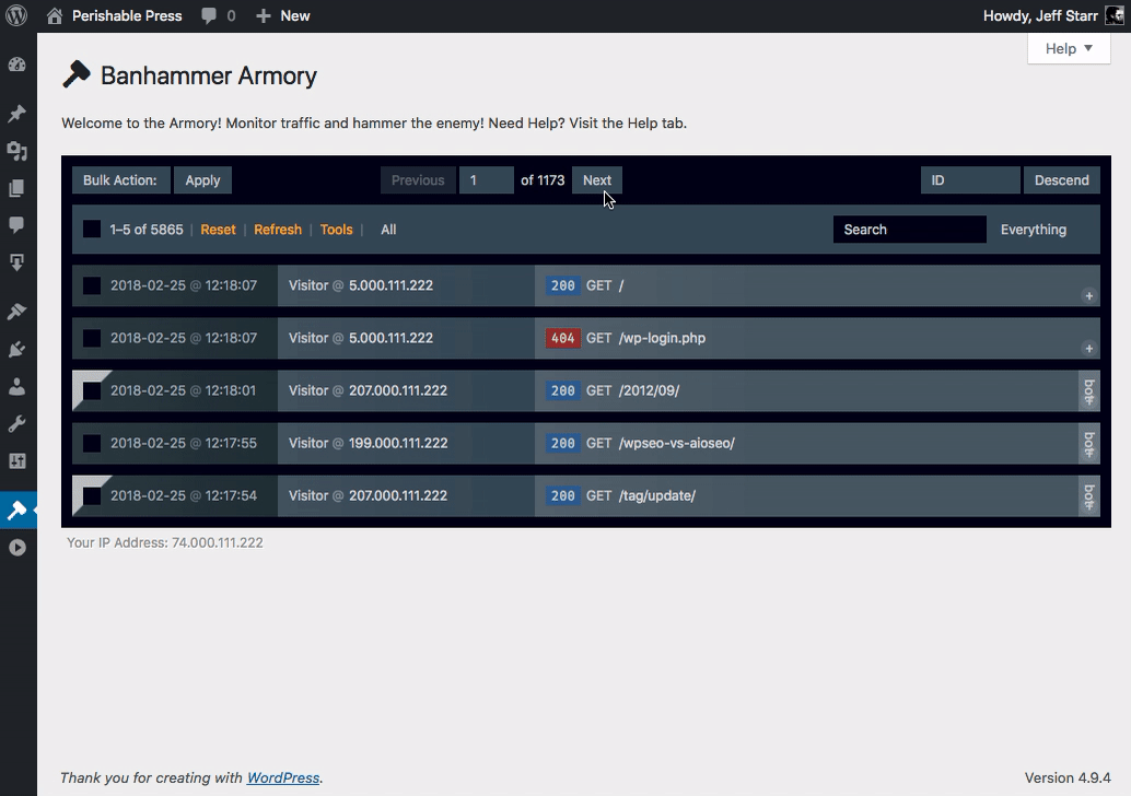Banhammer Pro - Navigate the Armory